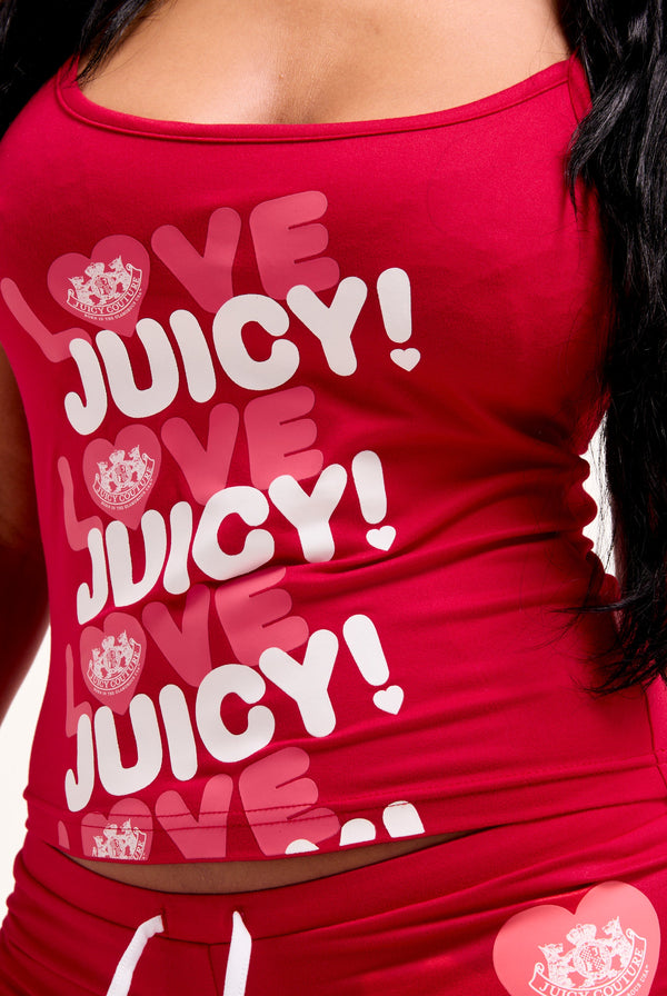 TOREADOR LOVE JUICY VEST & SHORT PJ SET