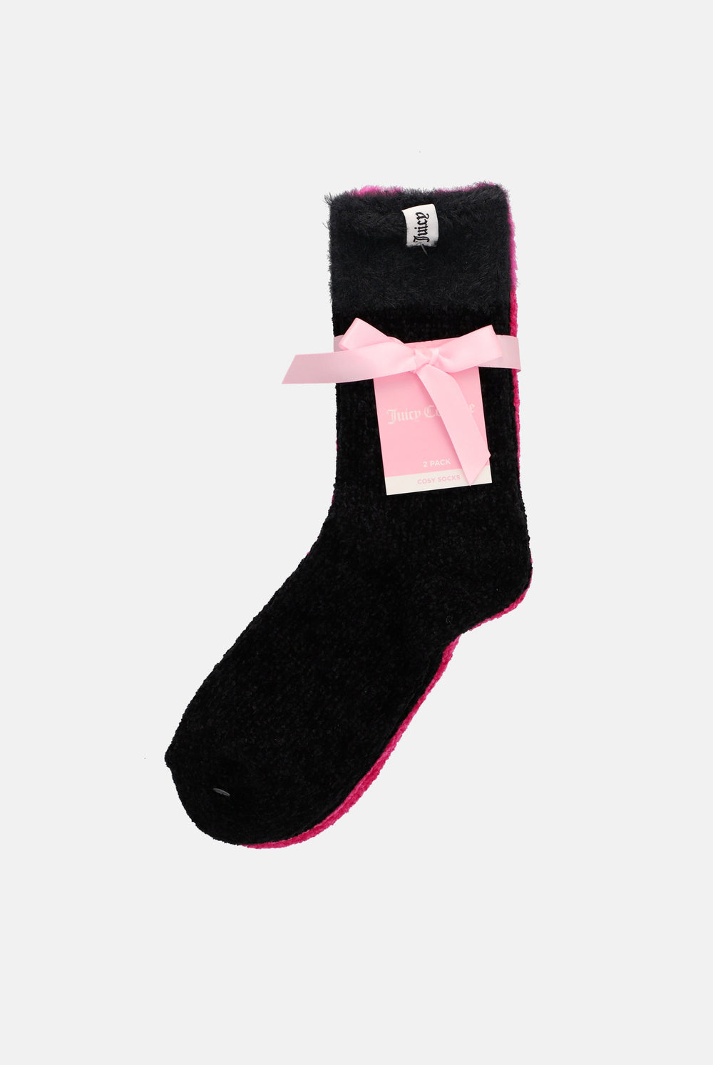 2 Pack Chenille Cosy Socks