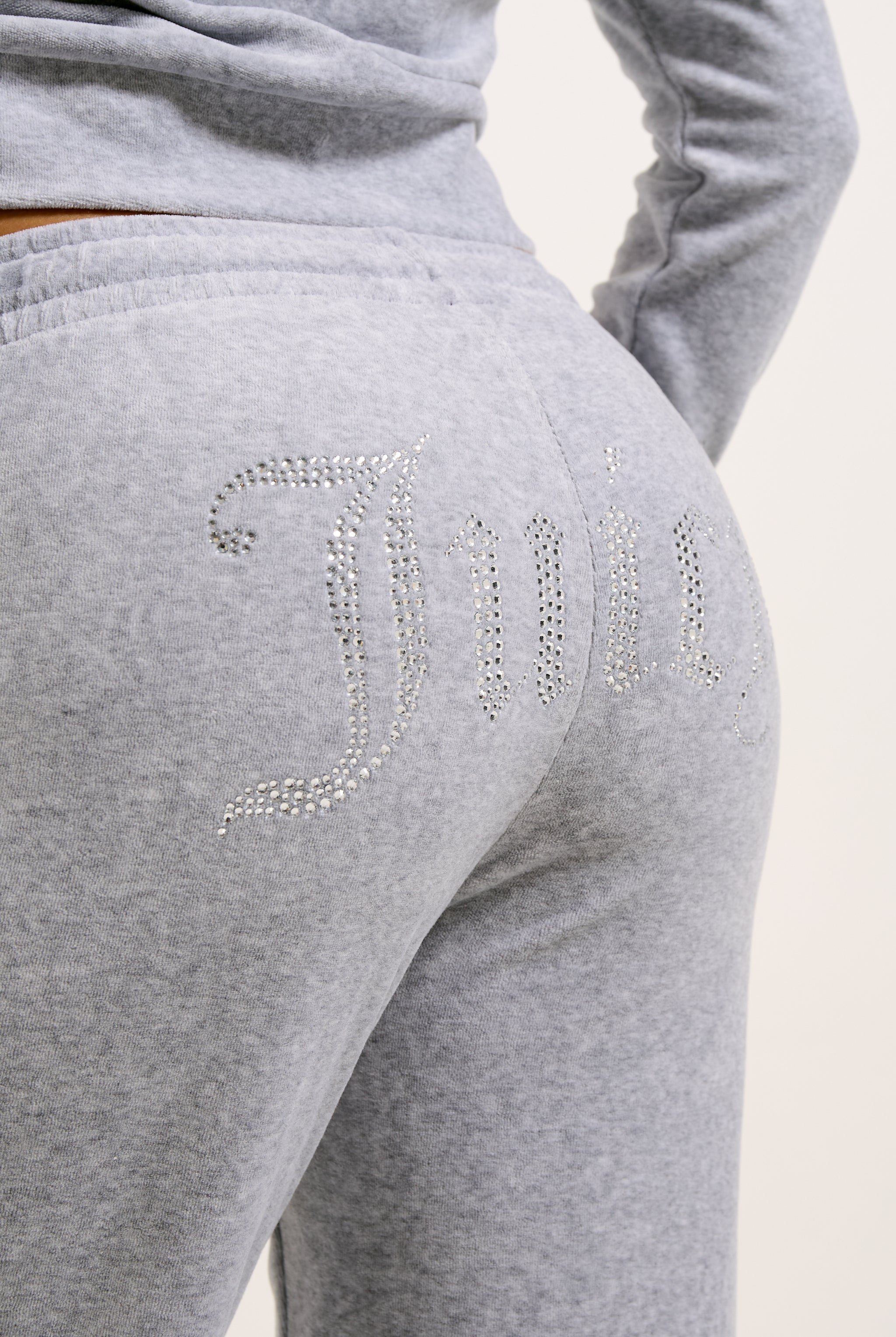 Juicy couture grey tracksuit bottoms sale