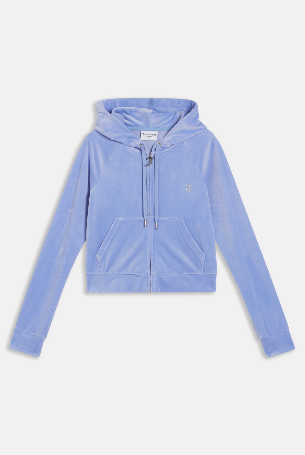 EASTER EGG DIAMANTÉ VELOUR ZIP-THROUGH HOODIE