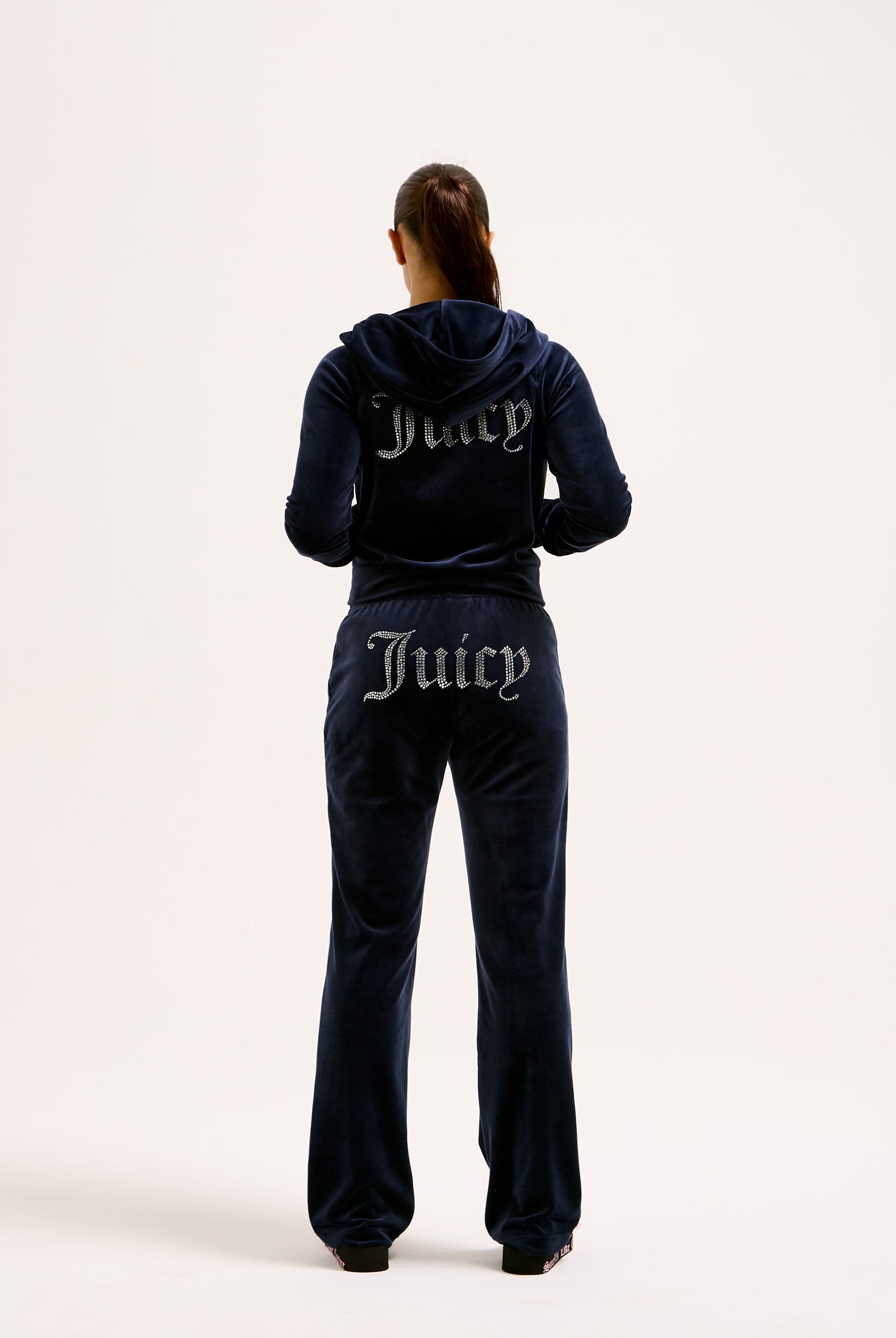 NIGHT SKY DIAMANTÉ VELOUR ZIP-THROUGH HOODIE – Juicy Couture UK