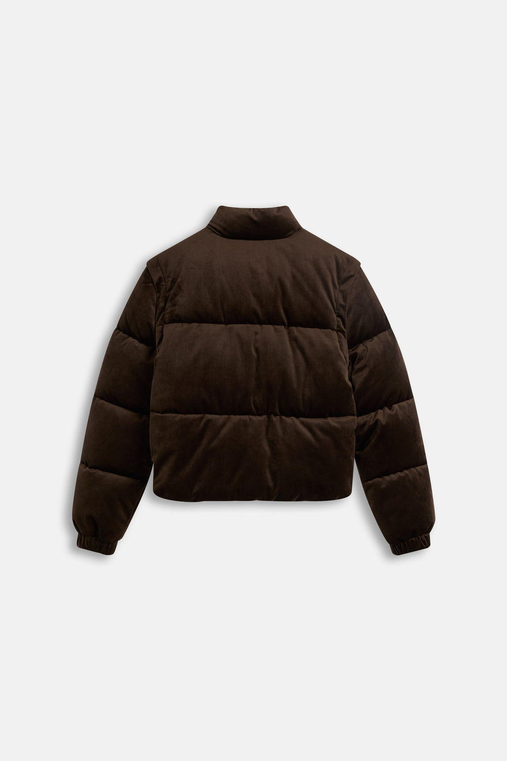 Displays the Java 'Juicy' branded Old Gothic Diamanté Puffa Jacket