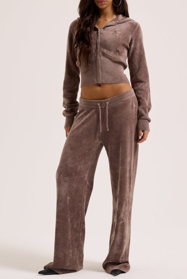 STRING LUXE KNIT HOODIE