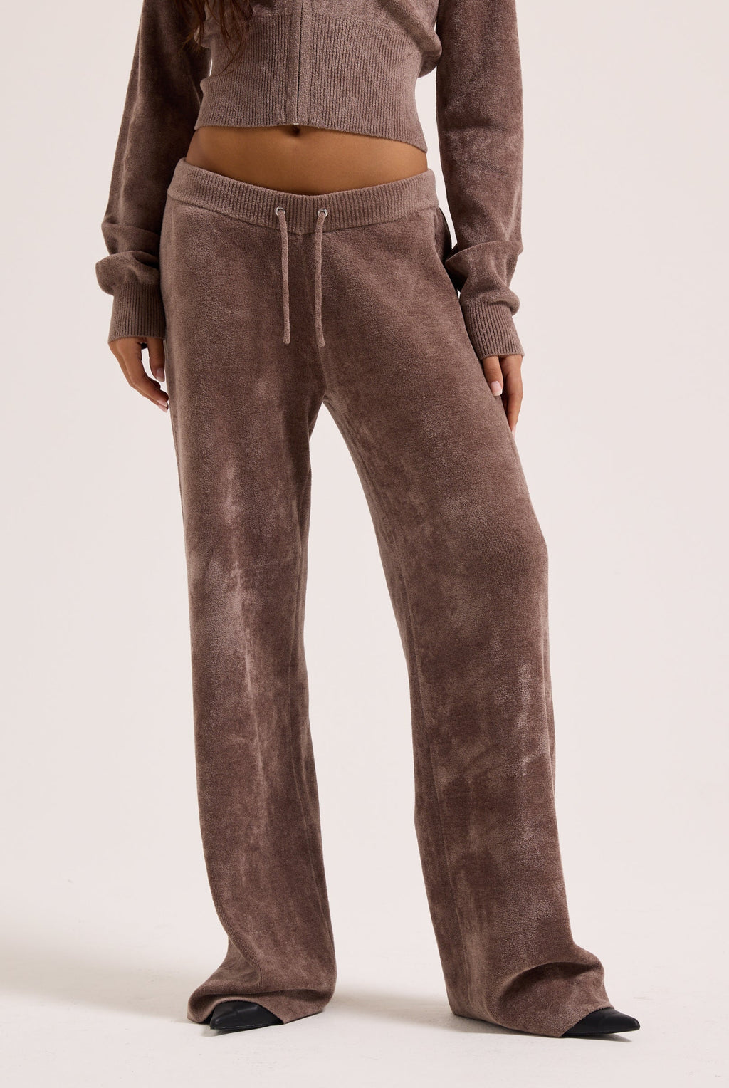 STRING LUXE KNIT STRAIGHT LEG PANT