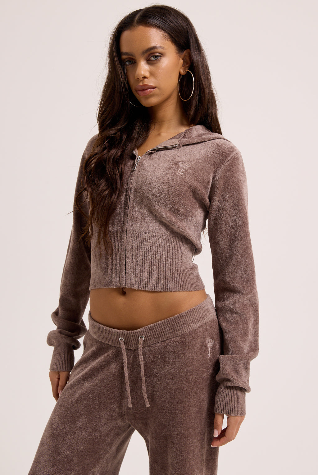 STRING LUXE KNIT HOODIE