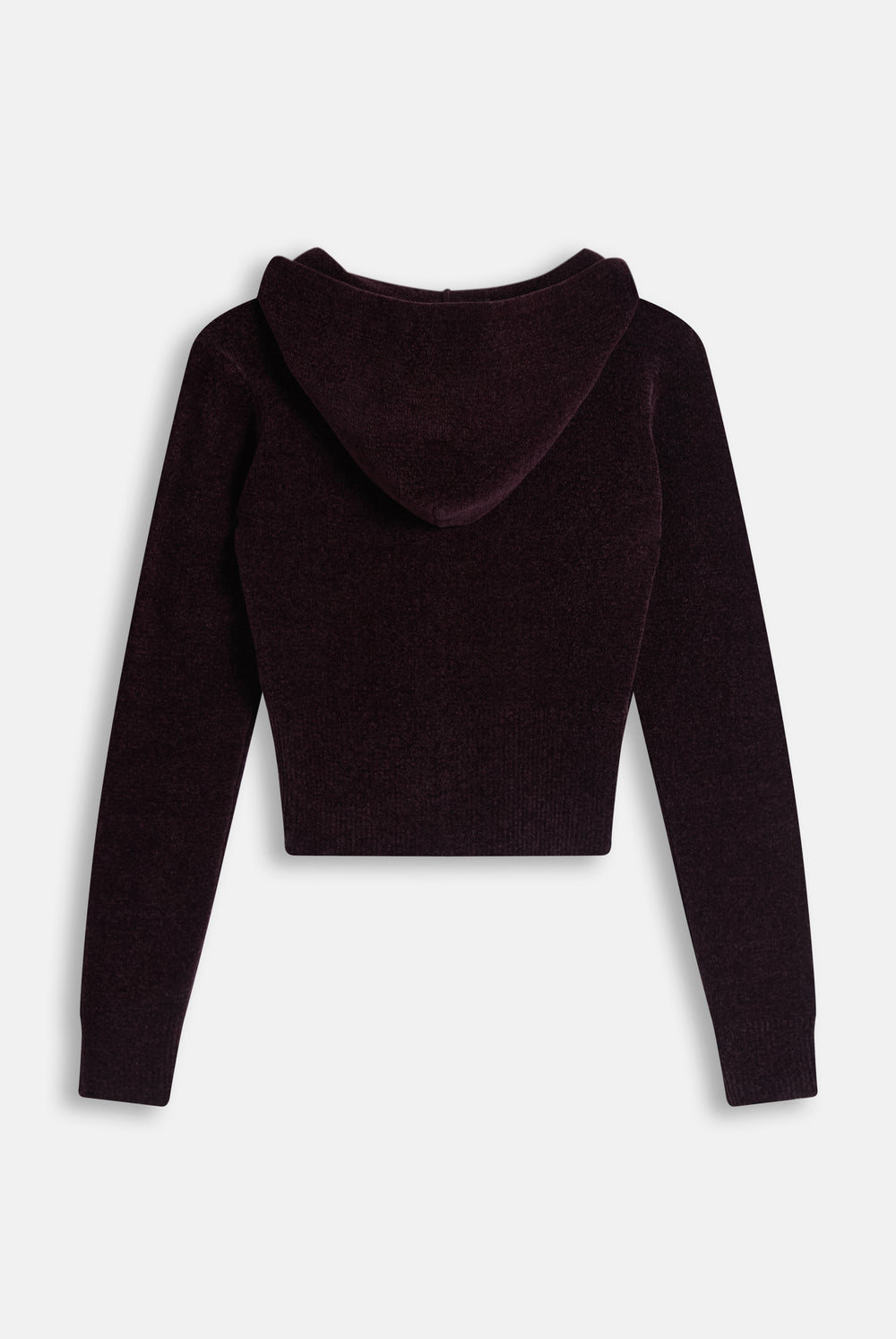 Displays the Winetasting 'Juicy' branding Luxe Knit Hoodie