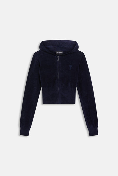 NIGHT SKY LUXE KNIT HOODIE