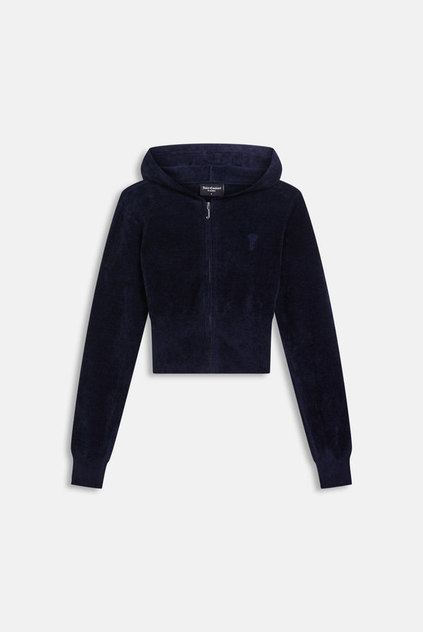 NIGHT SKY LUXE KNIT HOODIE