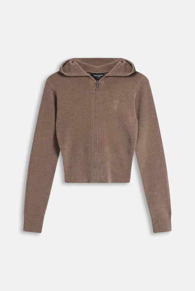 STRING LUXE KNIT HOODIE
