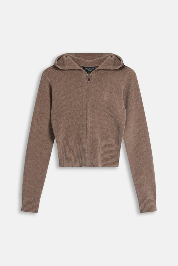 STRING LUXE KNIT HOODIE