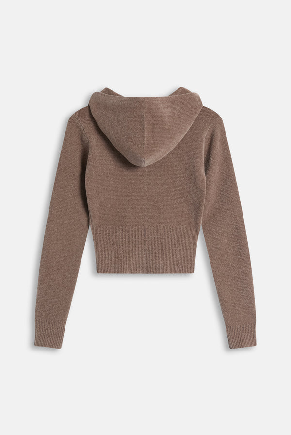 STRING LUXE KNIT HOODIE