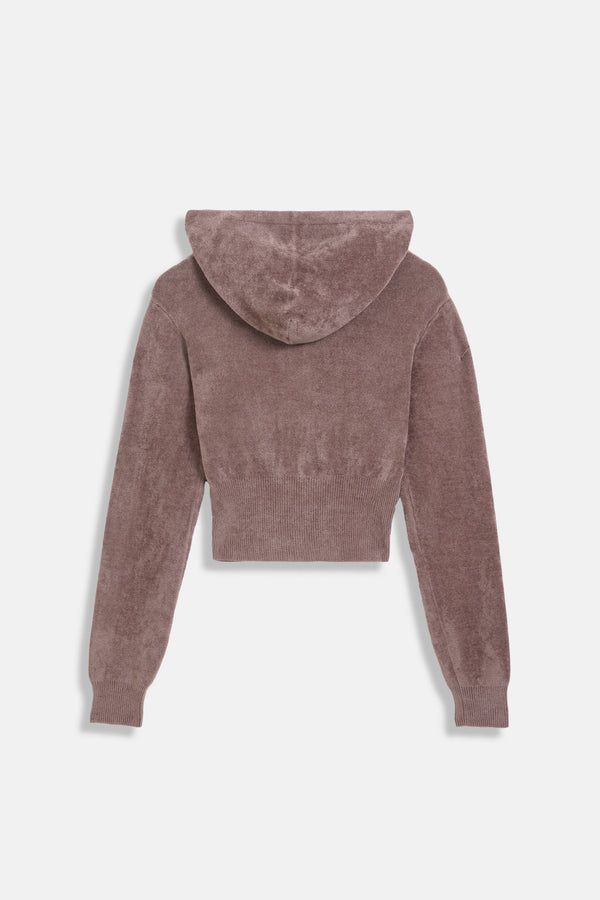 STRING LUXE KNIT HOODIE