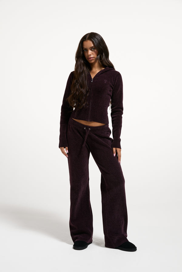 Winetasting Luxe Knit Straight Leg Pant