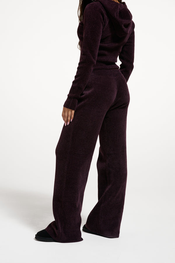 Winetasting Luxe Knit Straight Leg Pant