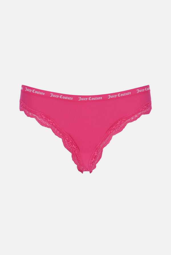 Juicy Couture Set of 3 Panties Full Coverage Size Large