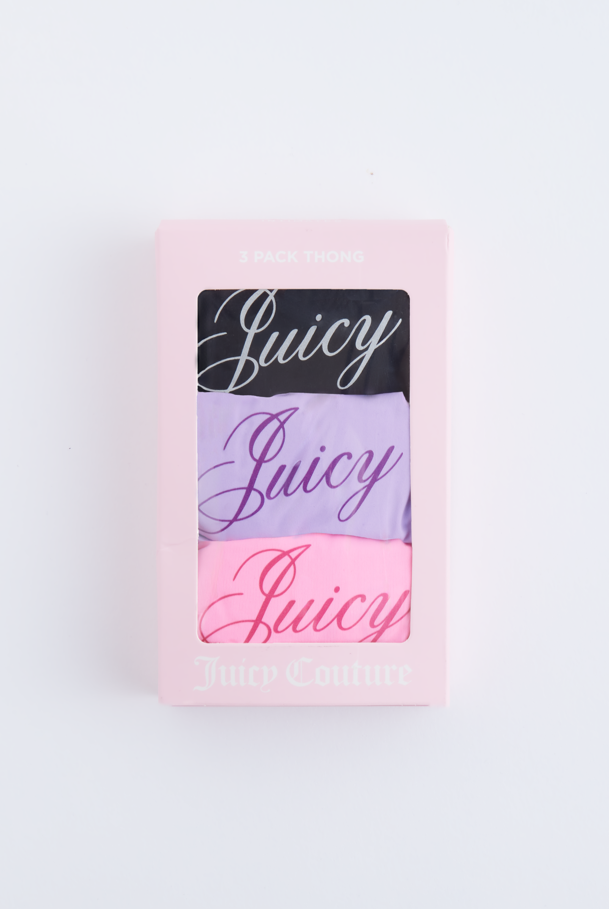 Juicy Couture Mon-Fri microfibre gothic thong 5-pack-Multi