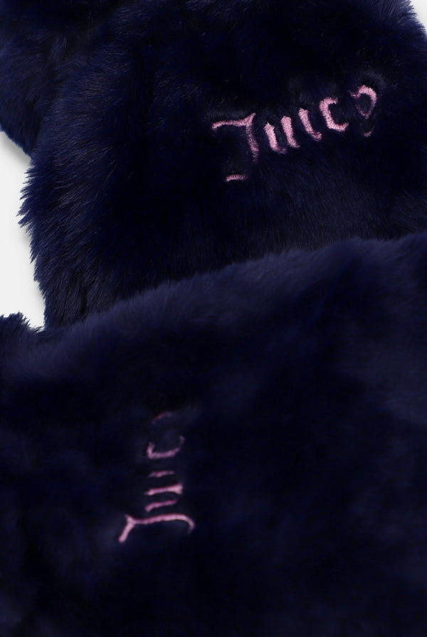 NIGHT SKY FAUX FUR MITTENS – Juicy Couture UK