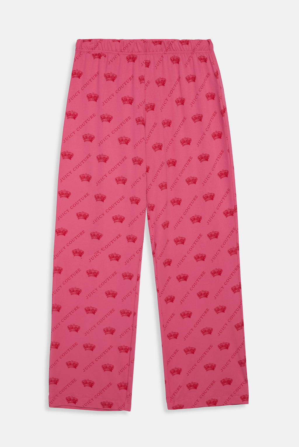 PINK CROWN PRINT PYJAMA BOTTOMS