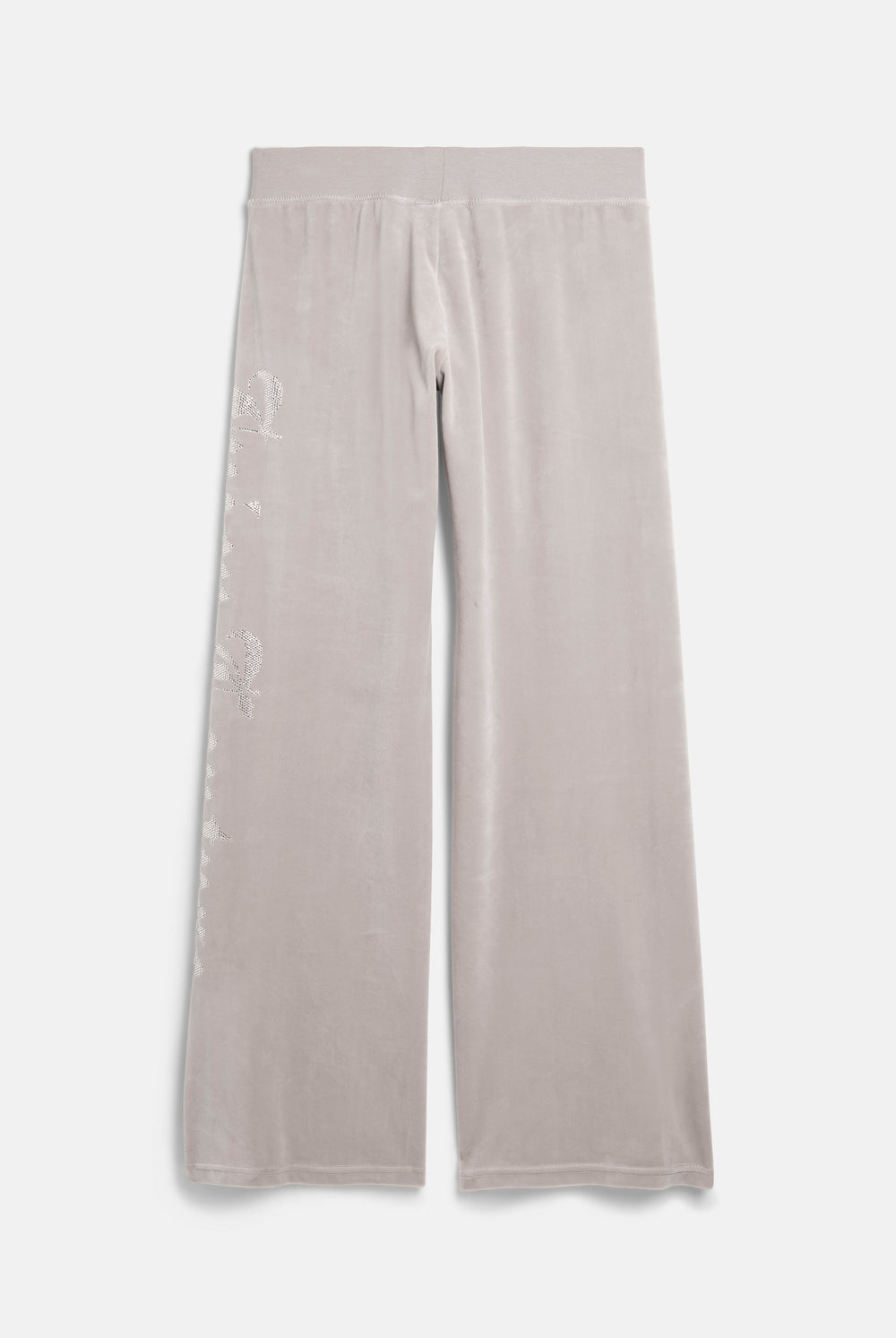 Displays the String 'Juicy' branded Old Gothic Diamante Og Straight Leg Trackpant