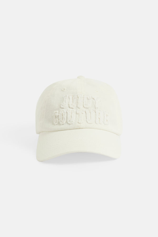 CREAM DENIM JUICY COUTURE CAP