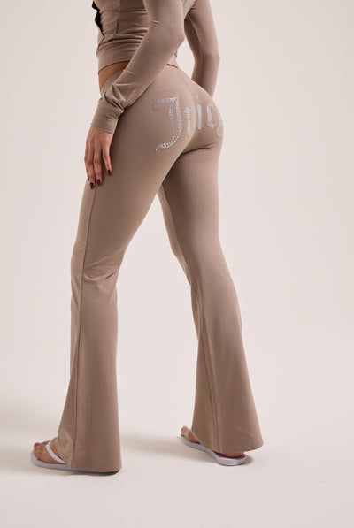 FUNGI DIAMANTÉ LUXURY JERSEY LOW RISE PANT