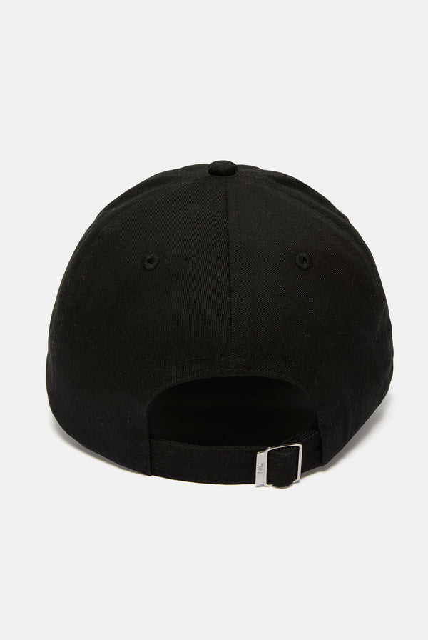 BLACK PEACE LOVE COTTON CAP