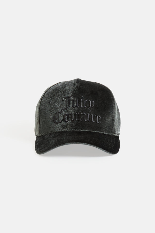 GREEN VELOUR JUICY COUTURE CAP