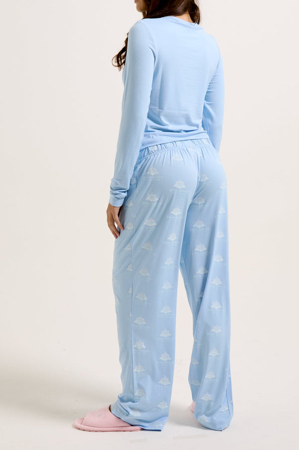 POWDER BLUE PILLOW PRINCESS PYJAMA SET