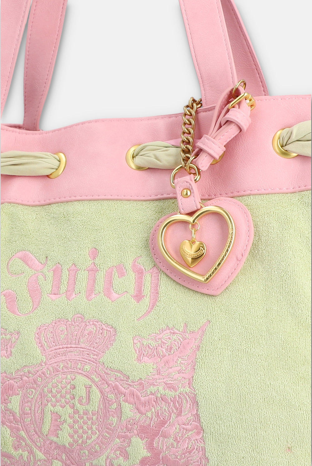 Pistachio Green Towelling Daydreamer Shopper Bag