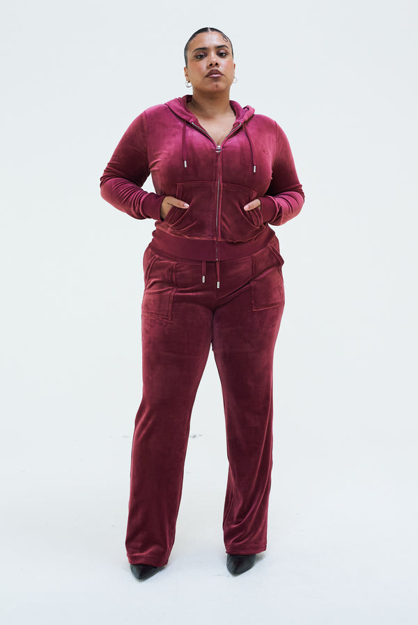TAWNY PORT CLASSIC VELOUR DEL RAY POCKETED BOTTOMS