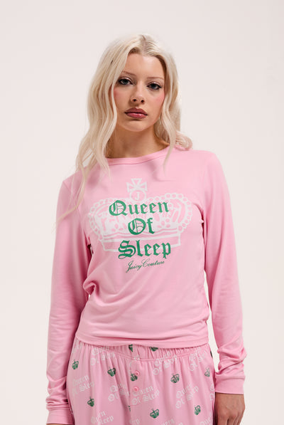 JUICY PINK QUEEN OF SLEEP PYJAMA SET