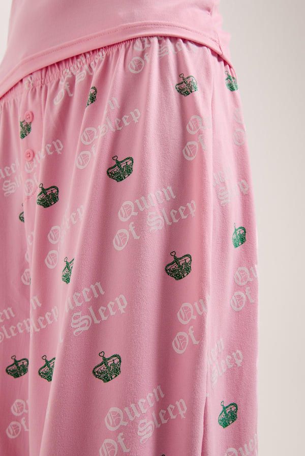 JUICY PINK QUEEN OF SLEEP PYJAMA SET