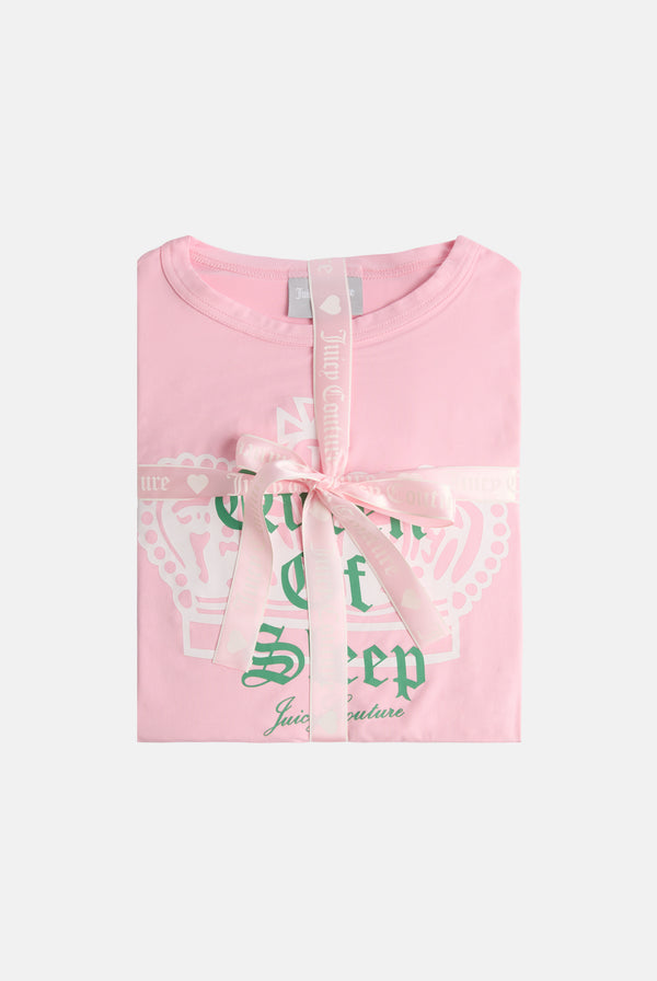 JUICY PINK QUEEN OF SLEEP PYJAMA SET