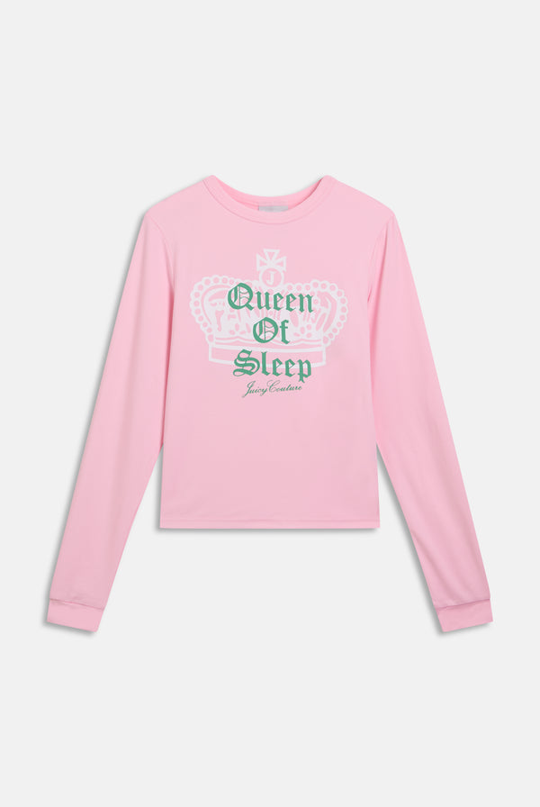 JUICY PINK QUEEN OF SLEEP PYJAMA SET