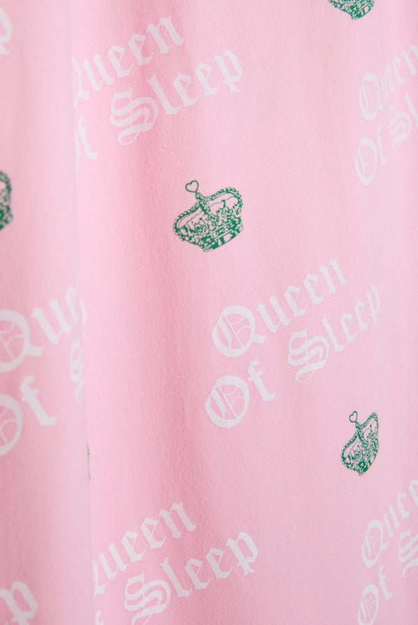 JUICY PINK QUEEN OF SLEEP PYJAMA SET