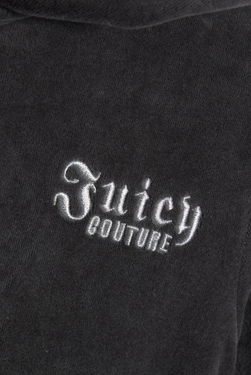 Displays the Raven 'Juicy' branded Regal Rebelle Robyn Hoodie featuring the juicy couture branding