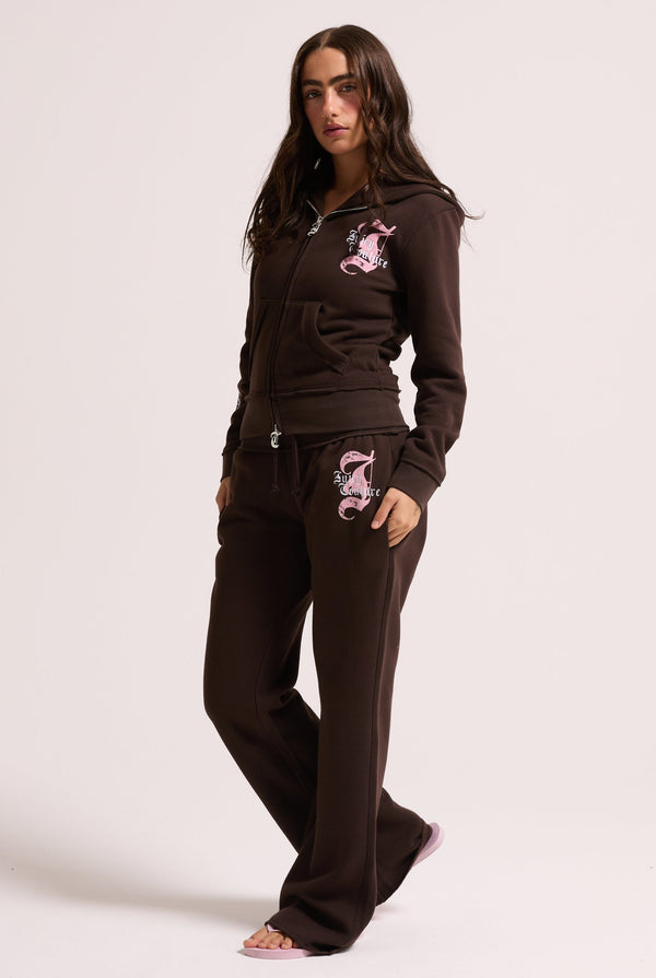 JAVA RELAXED FIT FLARE FLEECE TRACKPANT