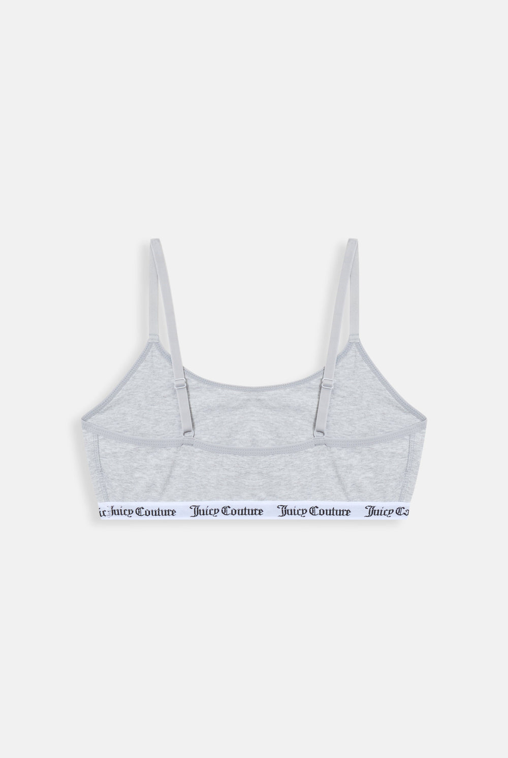 SILVER MARL COTTON SCOOP BRALETTE
