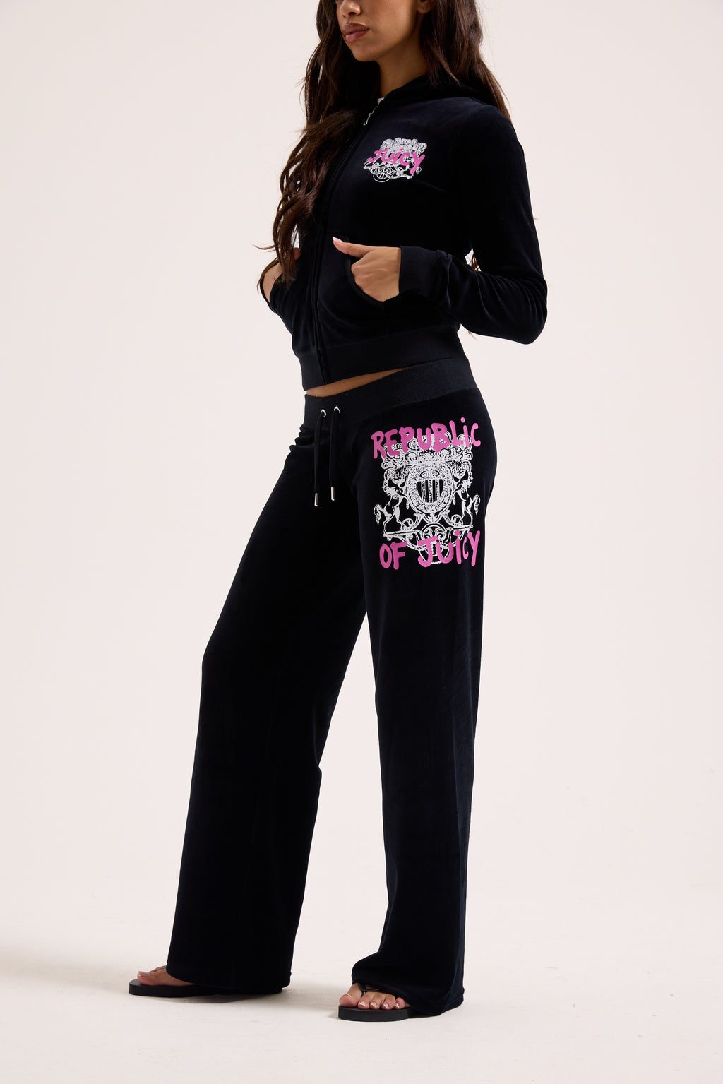 BLACK REPUBLIC OF JC OG STRAIGHT LOW RISE PANT