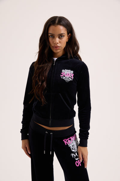 BLACK REPUBLIC OF JUICY HERITAGE HOODIE