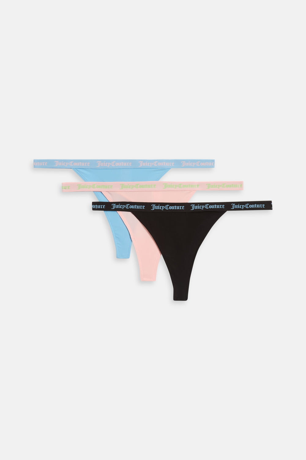 3 MULTI PACK RIBBED MICROFIBRE THONGS