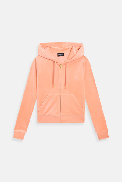 PEACH PINK & GOLD CLASSIC VELOUR ROBERTSON HOODIE