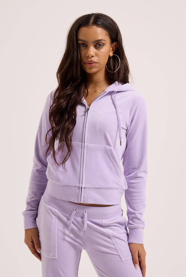 PASTEL LILAC CLASSIC VELOUR ROBERTSON HOODIE