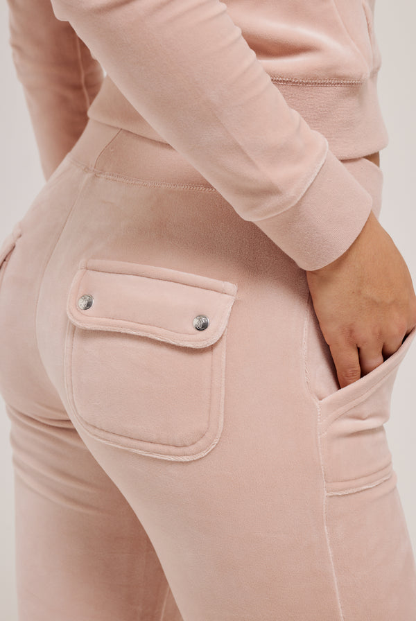 ROSE DUST CLASSIC VELOUR DEL RAY POCKETED BOTTOMS