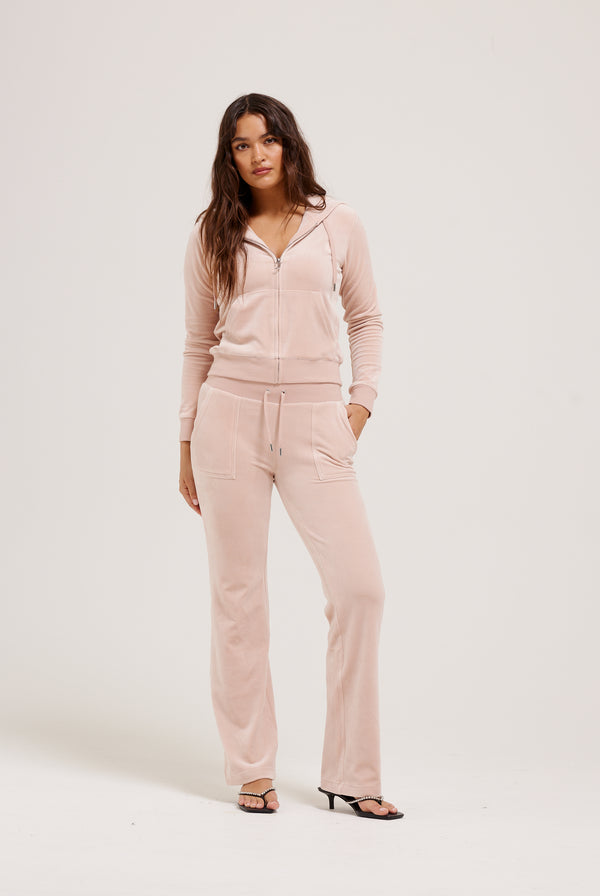 ROSE DUST CLASSIC VELOUR DEL RAY POCKETED BOTTOMS