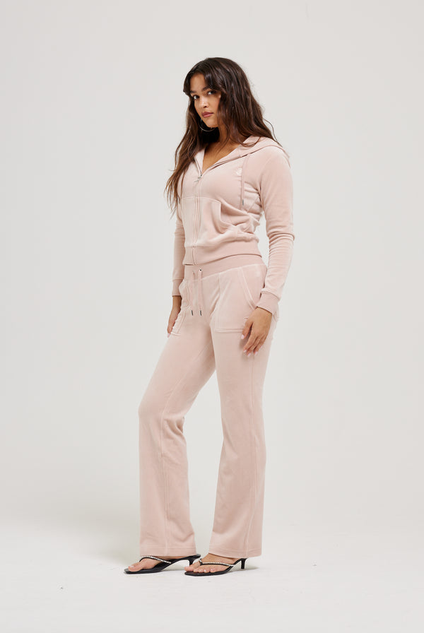 ROSE DUST CLASSIC VELOUR DEL RAY POCKETED BOTTOMS