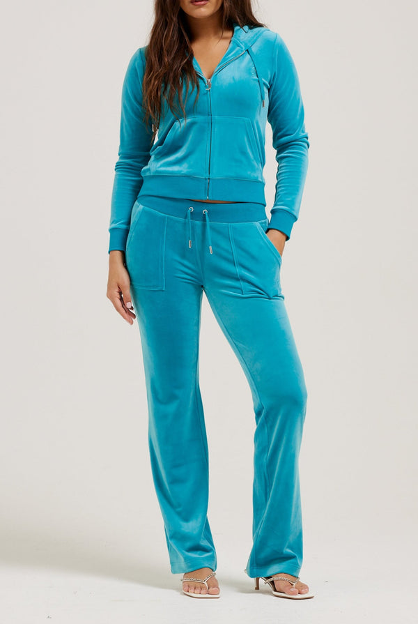 BISQUEY BLUE CLASSIC VELOUR ROBERTSON HOODIE