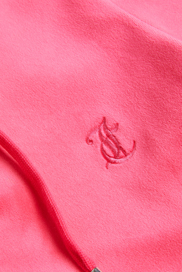 PINK GLO CLASSIC VELOUR ROBERTSON HOODIE – Juicy Couture UK