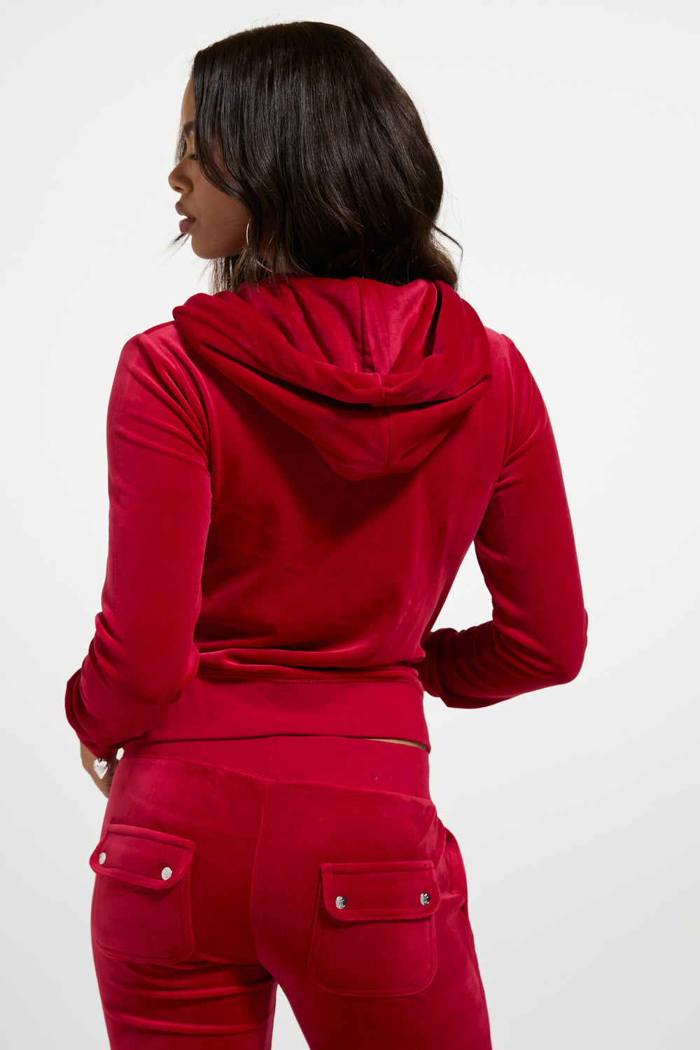 ASTOR RED CLASSIC VELOUR ROBERTSON HOODIE