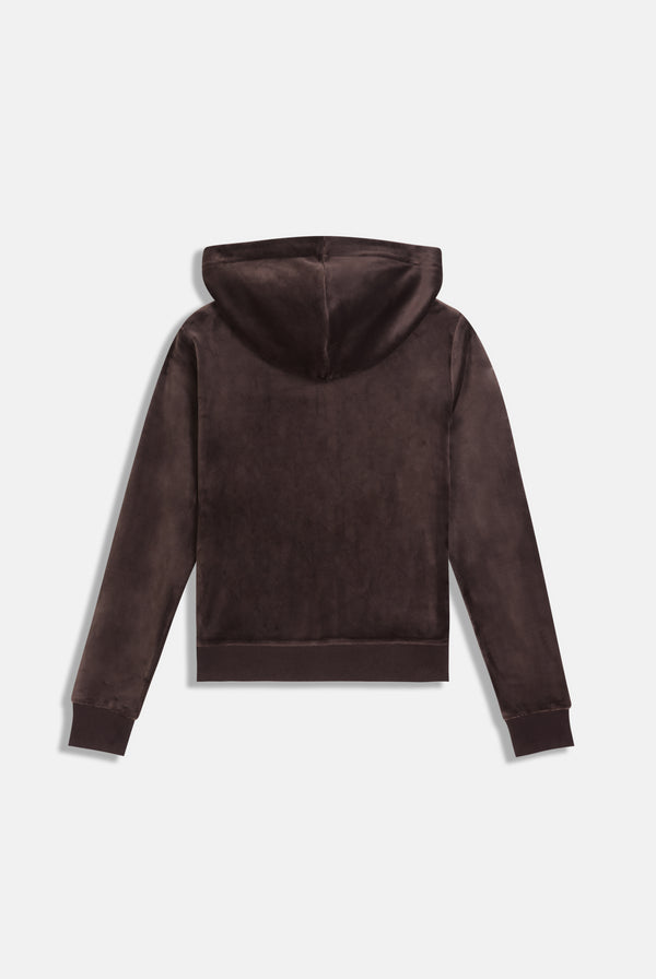 JAVA & GOLD CLASSIC VELOUR ROBERTSON HOODIE